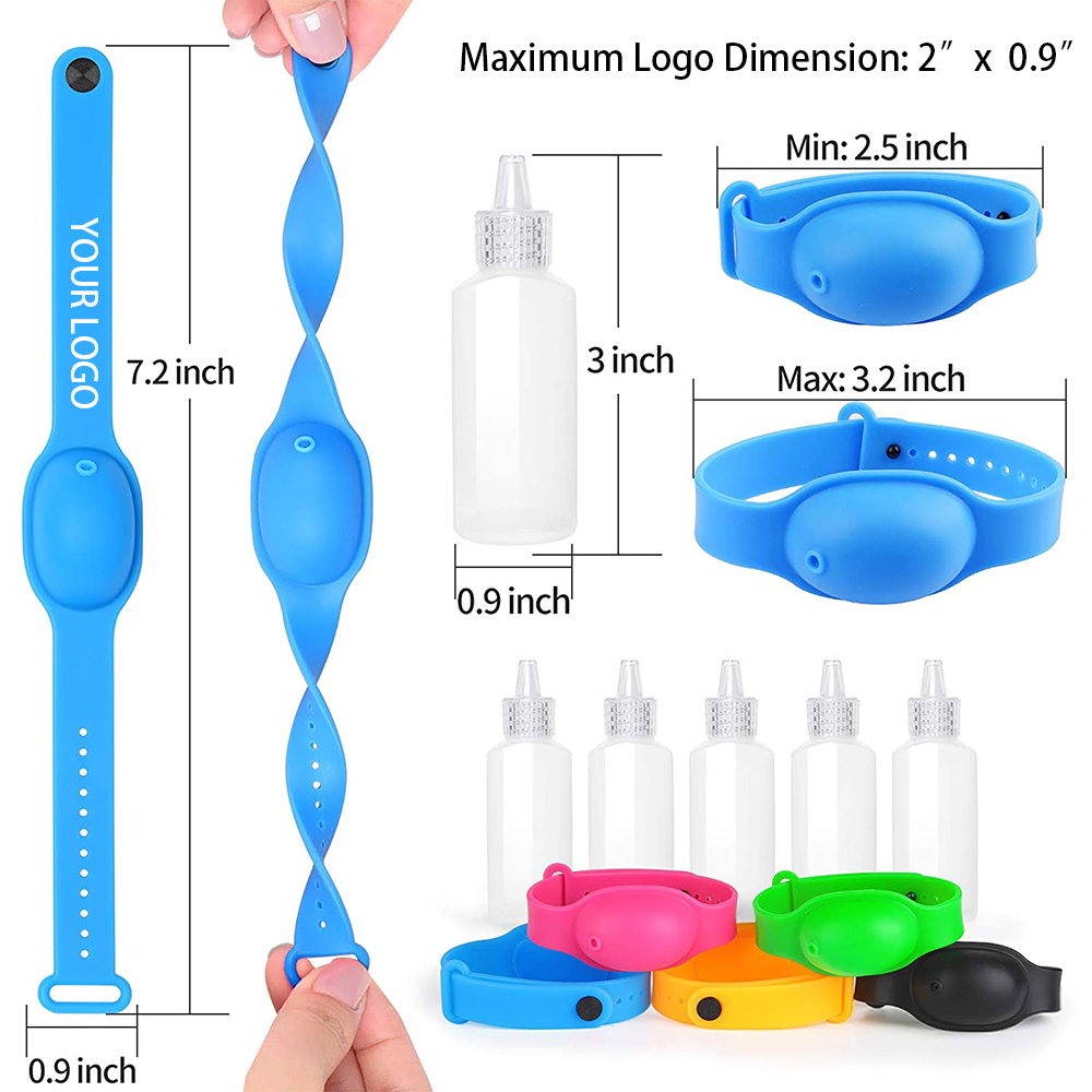 Silicone Hand Sanitizer Dispenser Bracelet 5