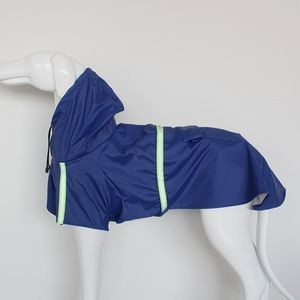 Reflective Large Dog Clothes Yellow Pet Dog Raincoat 3