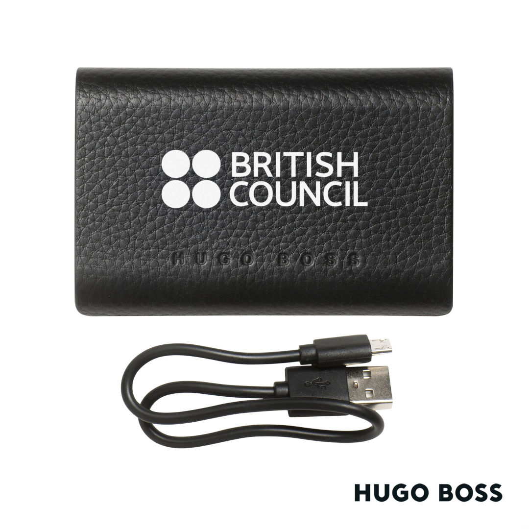 Hugo Boss® Storyline Card Holder & Power Bank