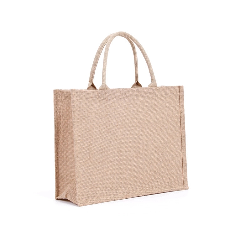 Jute tote bag, custom tote bag with logo imprint 1