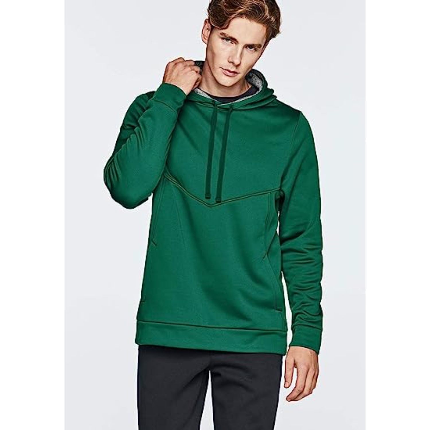 REPREVE® - Men's rPET Fleece Pullover Hoodie w/ Pocket & Antibacterial 2