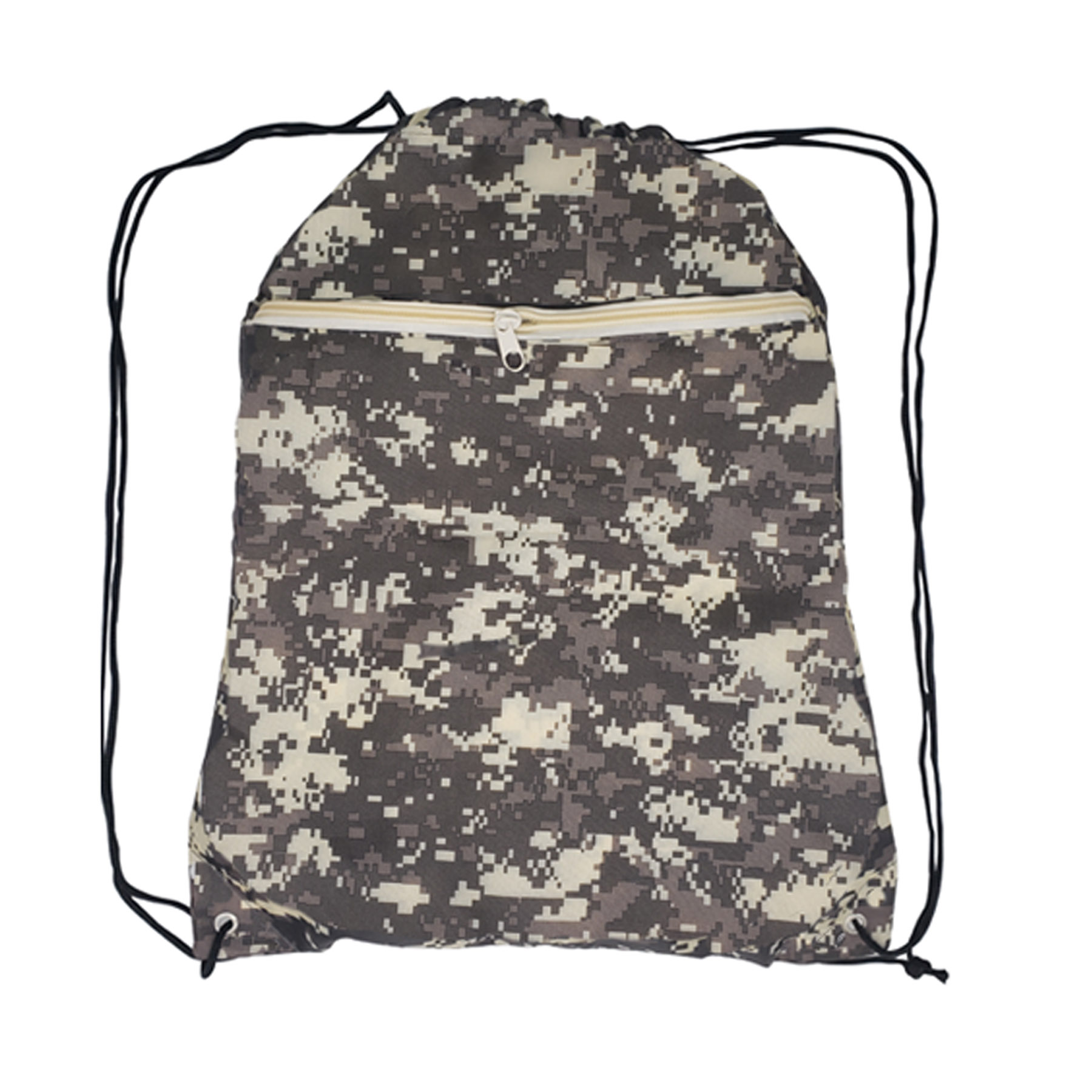 Digital Camo Drawstring Backpack 3