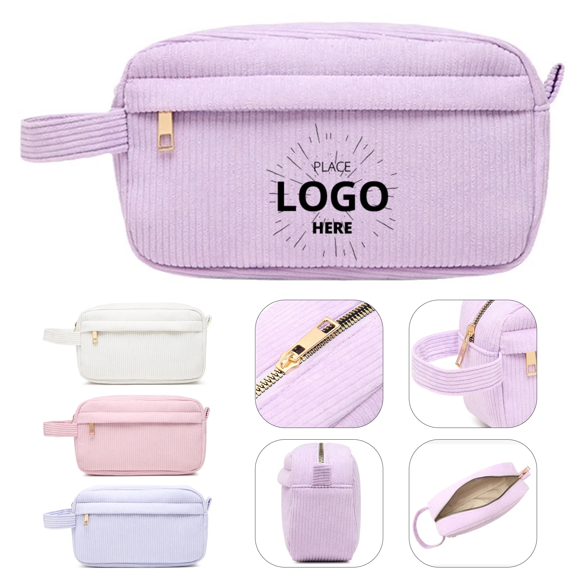 Corduroy Makeup Storage Bag 6