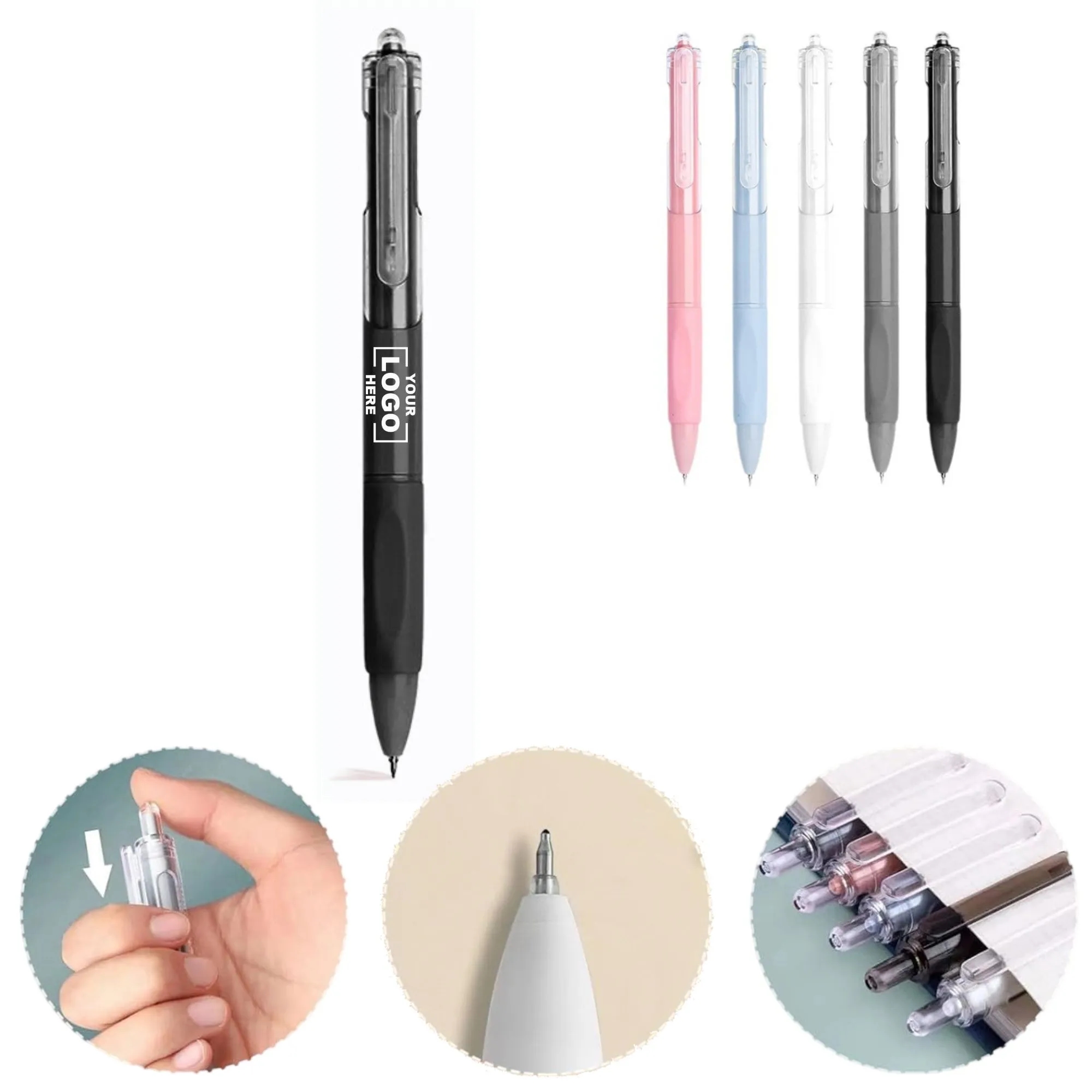 Press The Neutral Black Pen At 0.5mm