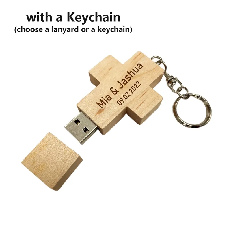 Wooden Cross USB Memory Stick 8