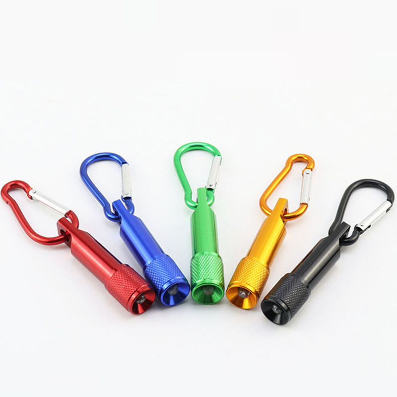 LED Flashlight Torch with Climbing Carabiner 5