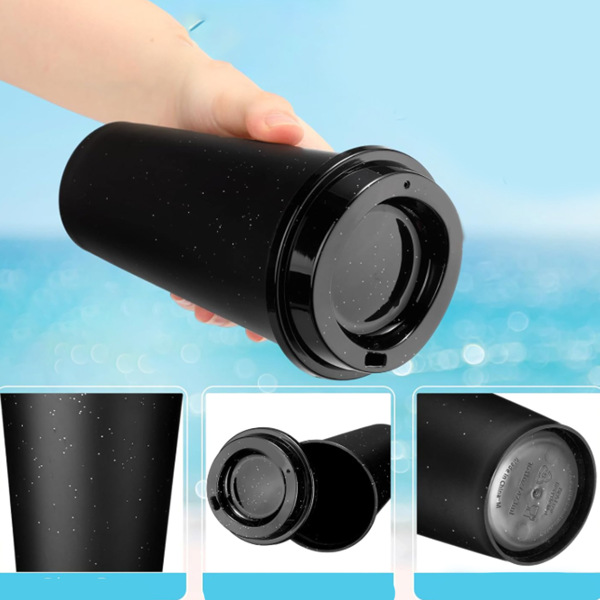 16Oz. Plastic Shaker Cup with Flip Lid in Assorted Colors 3