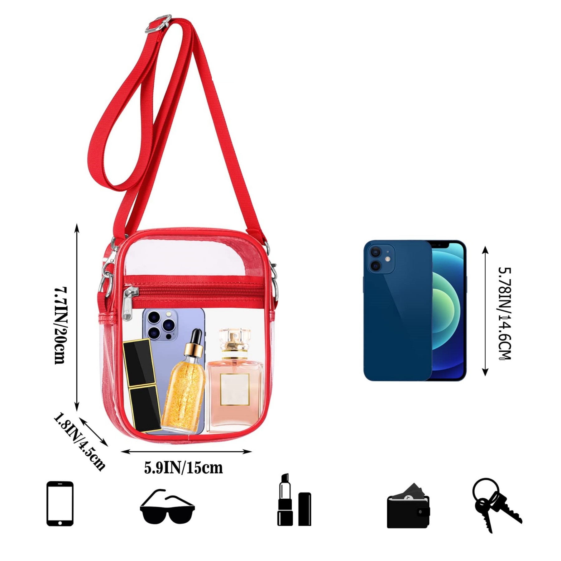 Clear Messenger Bag 2