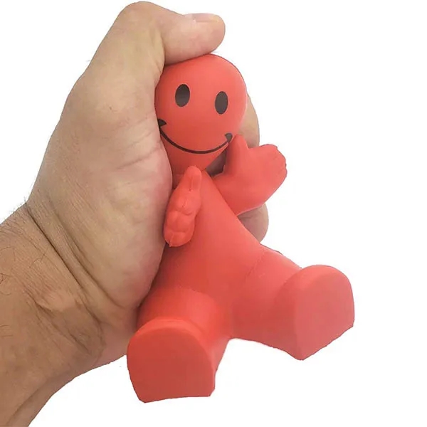 Squeezable Smile Face Stress Relief Ball Phone Holder 10