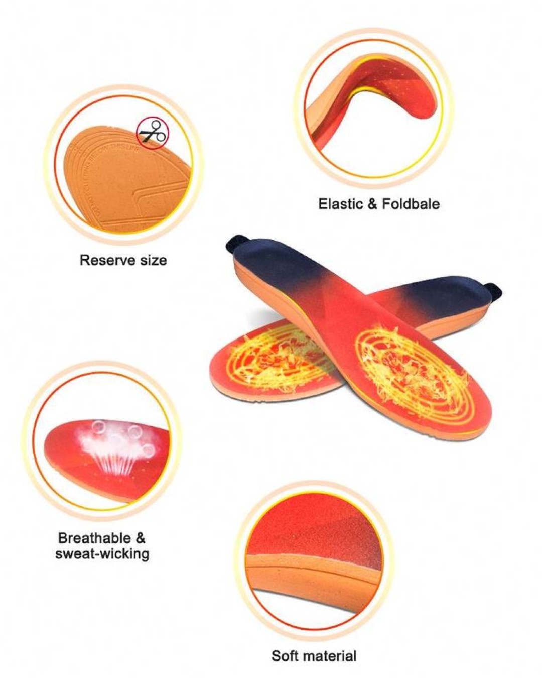 Custom Printed Heating Insole 6
