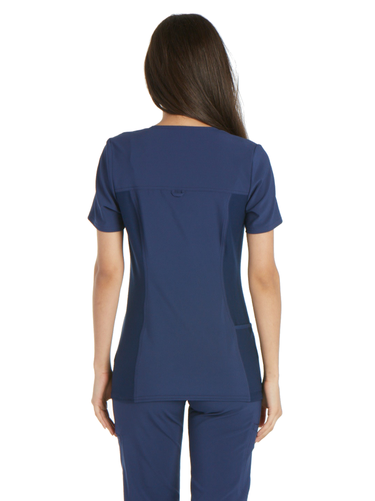 Cherokee - iFlex - Women's 2 Pocket V-Neck Knit Side Panel Top 20