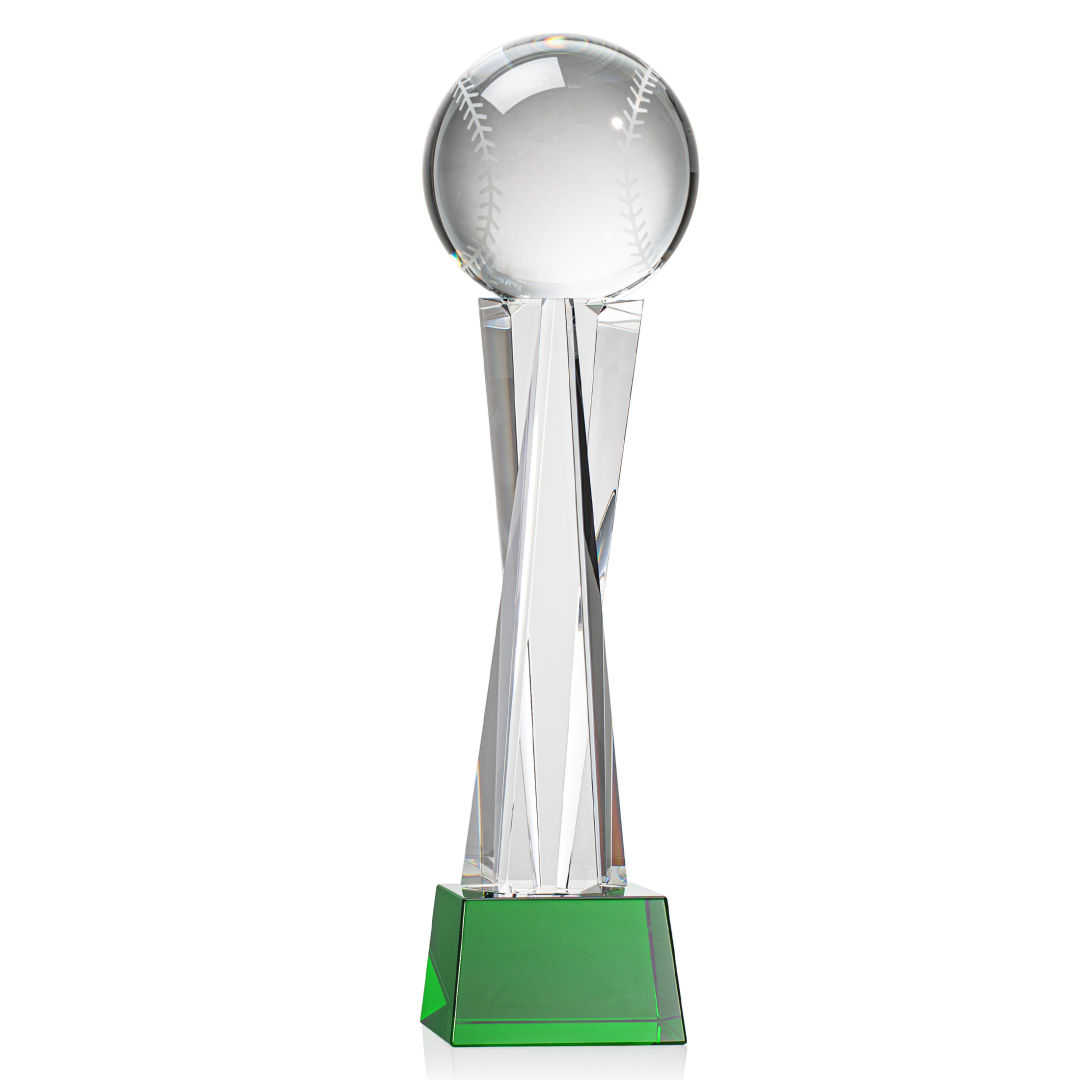 Baseball Award on Grafton Base - Green 4