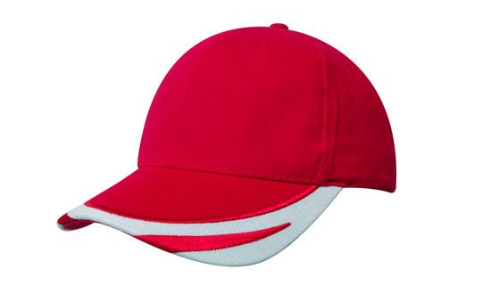 Brushed Heavy Cotton with Peak Trim Embroidered 8