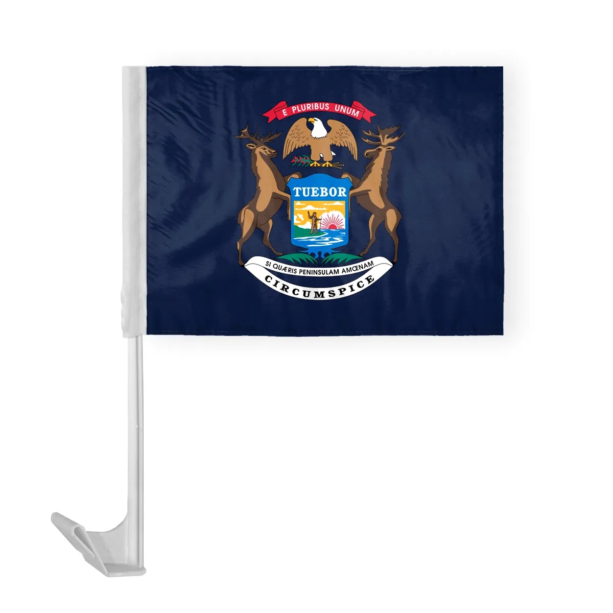 12"x16" & 10.5"x15" Michigan Car Flags 1