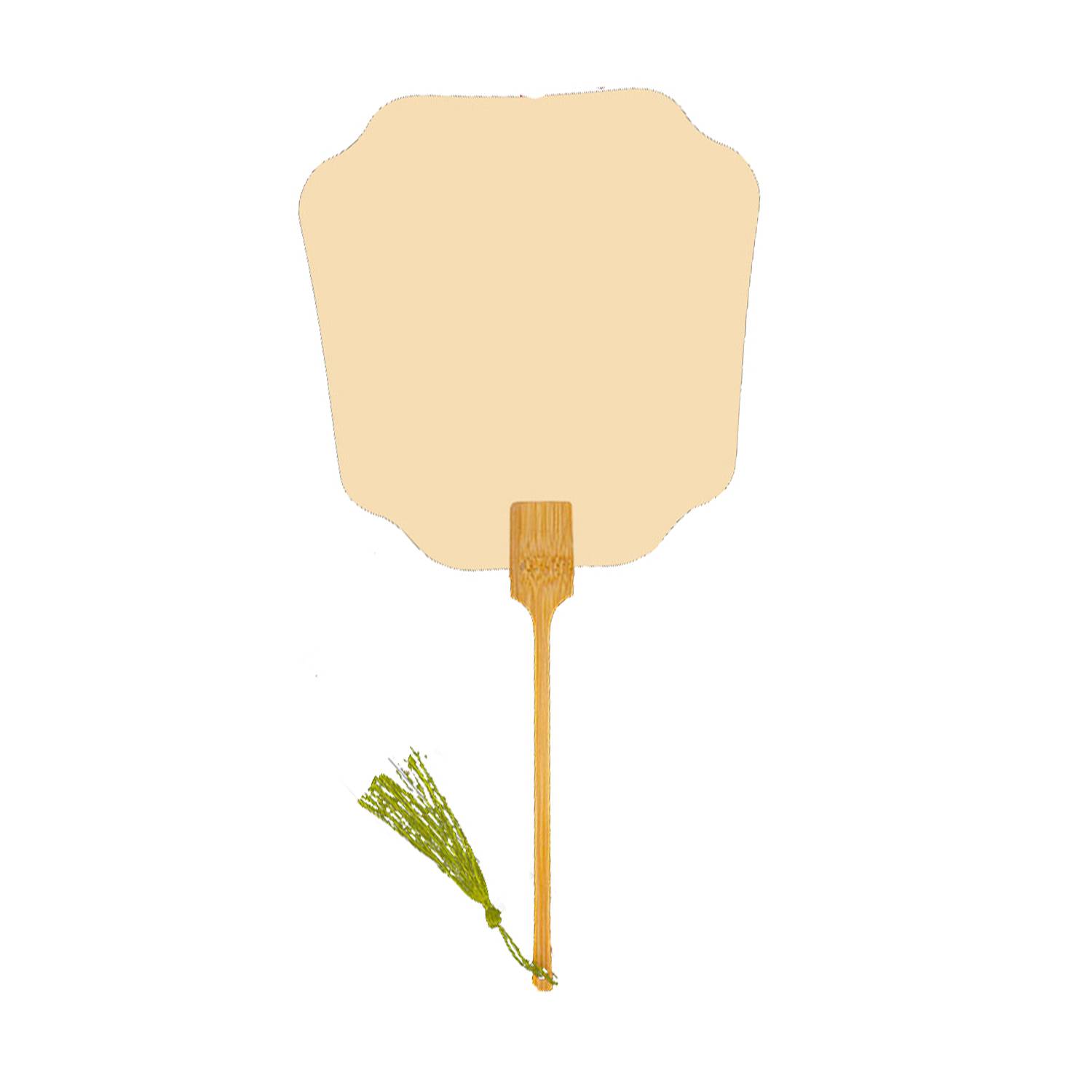 Wooden Handle DIY Paper Handheld Fan 6