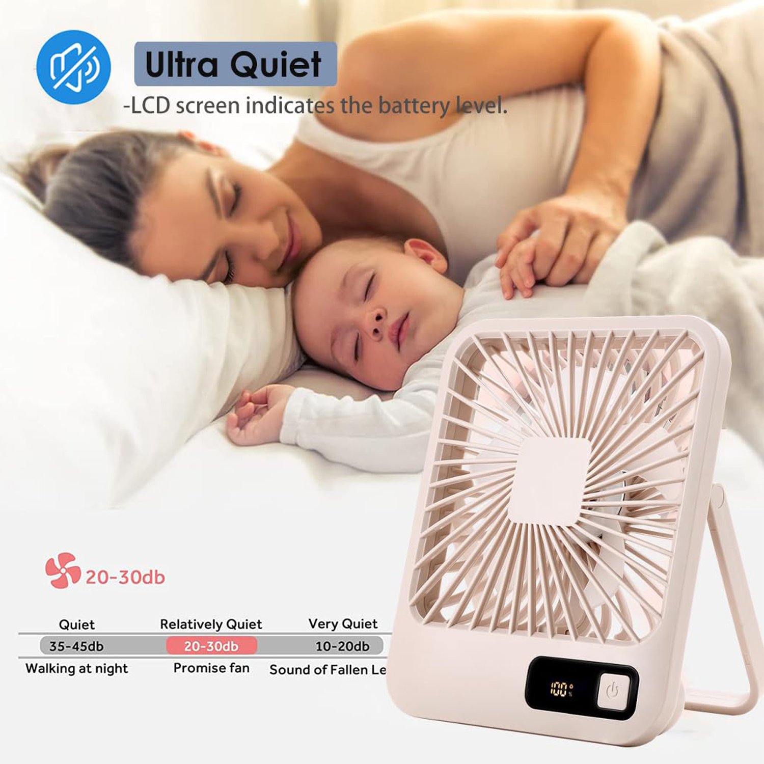Mini, Portable USB Desk Fan - Ultimate Cooling Tool 6