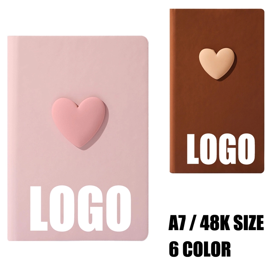 PU Leather A7/48K Heart To-Do List & Pocket Notebook 7
