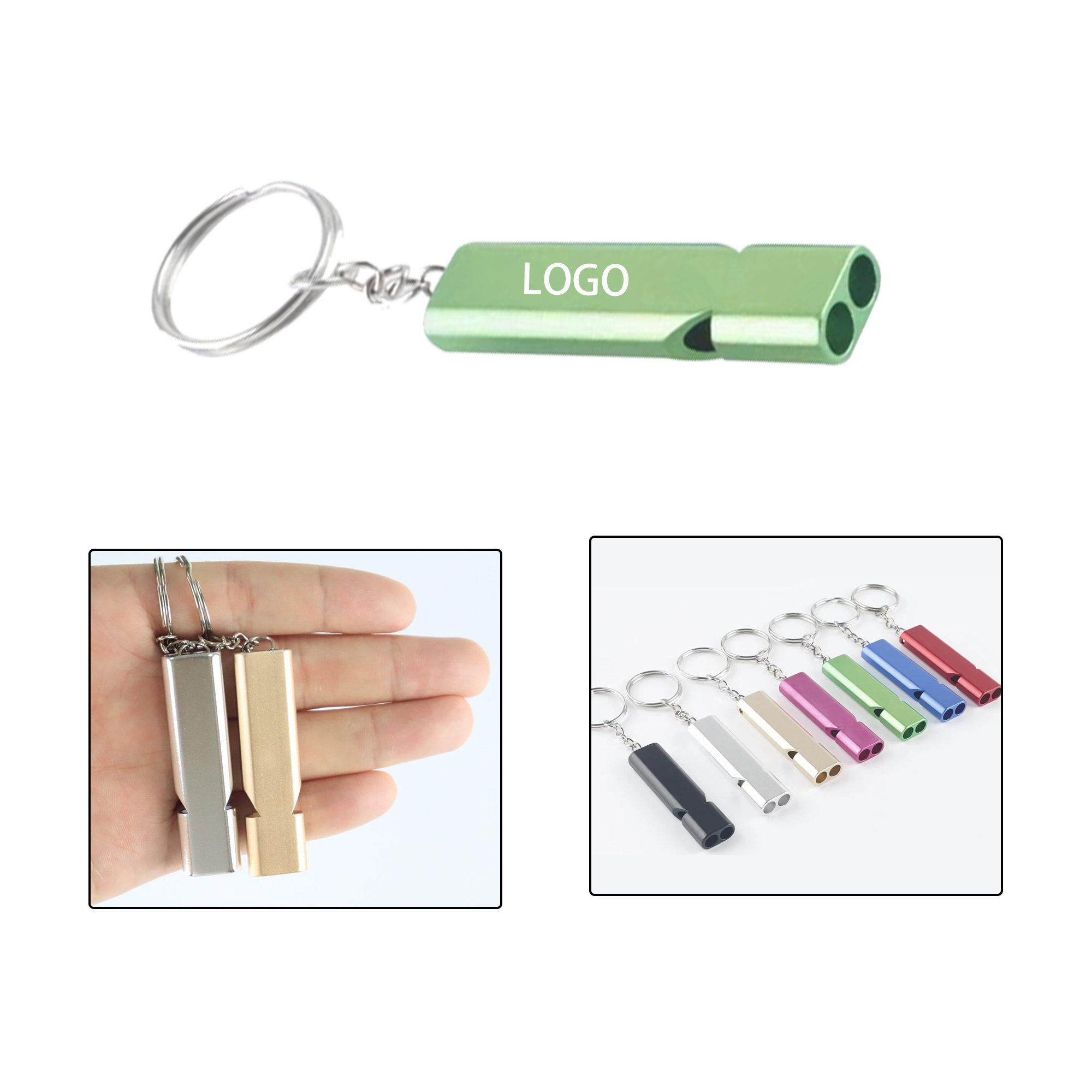 MOQ:50pcs Emergency Survival Whistle 2