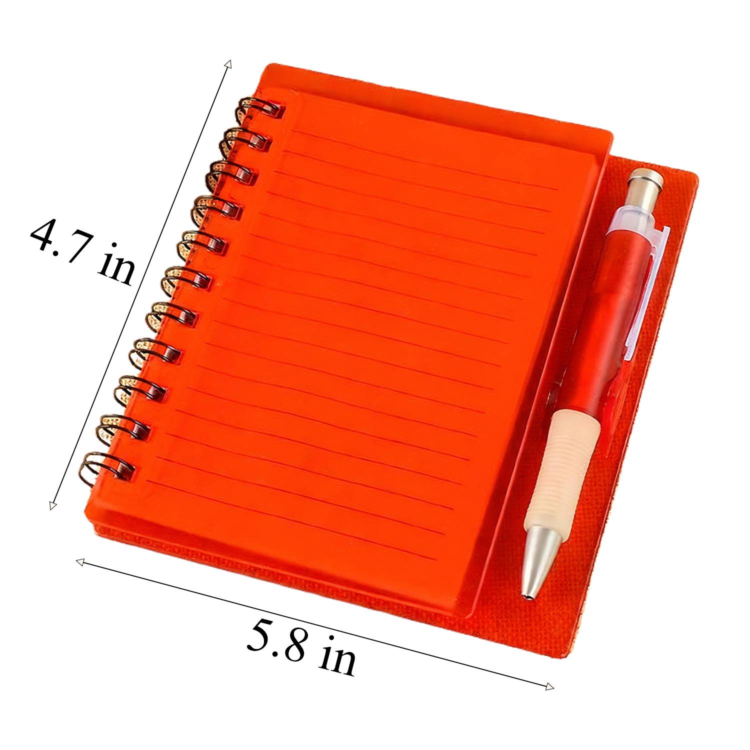 PP Cover Spiral Lined Notebook w/ Pen 3