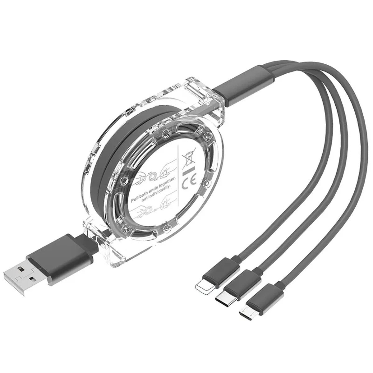 Durable 3 in 1 USB Charging Cable For Daily Carry 7