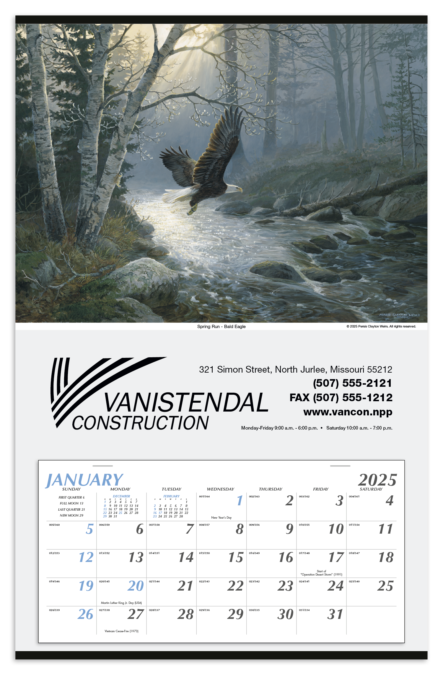 Triumph® Calendars Large Hanger Calendar 20