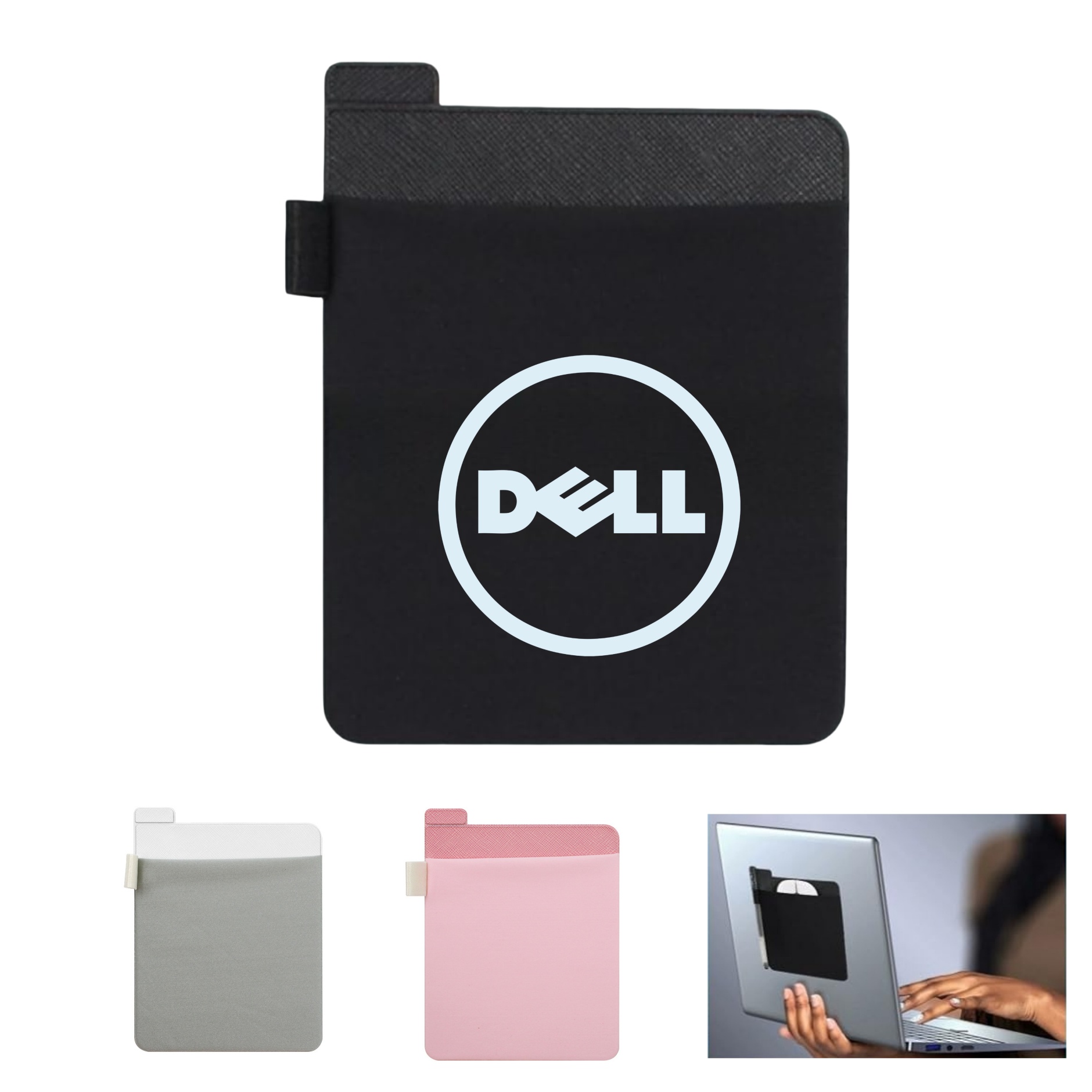 Self-adhesive Mouse Pouch with Pen Holder 2