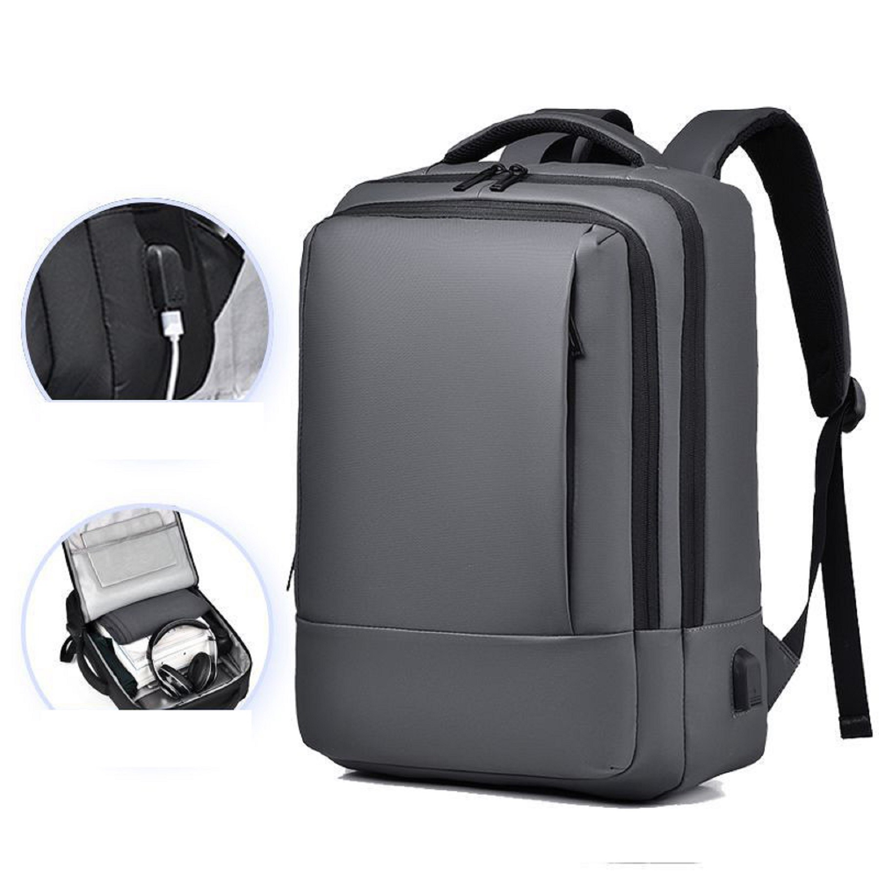 Men's Business Waterproof 35L Large Capacity Backpack 3