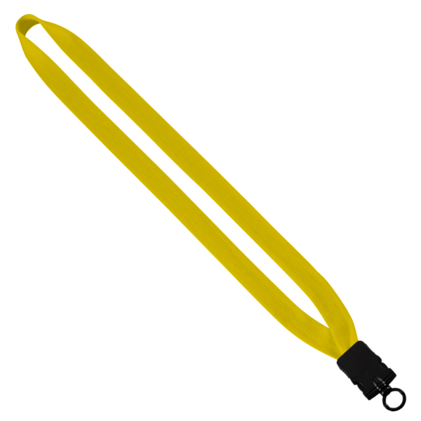 3/4" Cotton Lanyard with Plastic Snap-Buckle Release & O-Ring 16