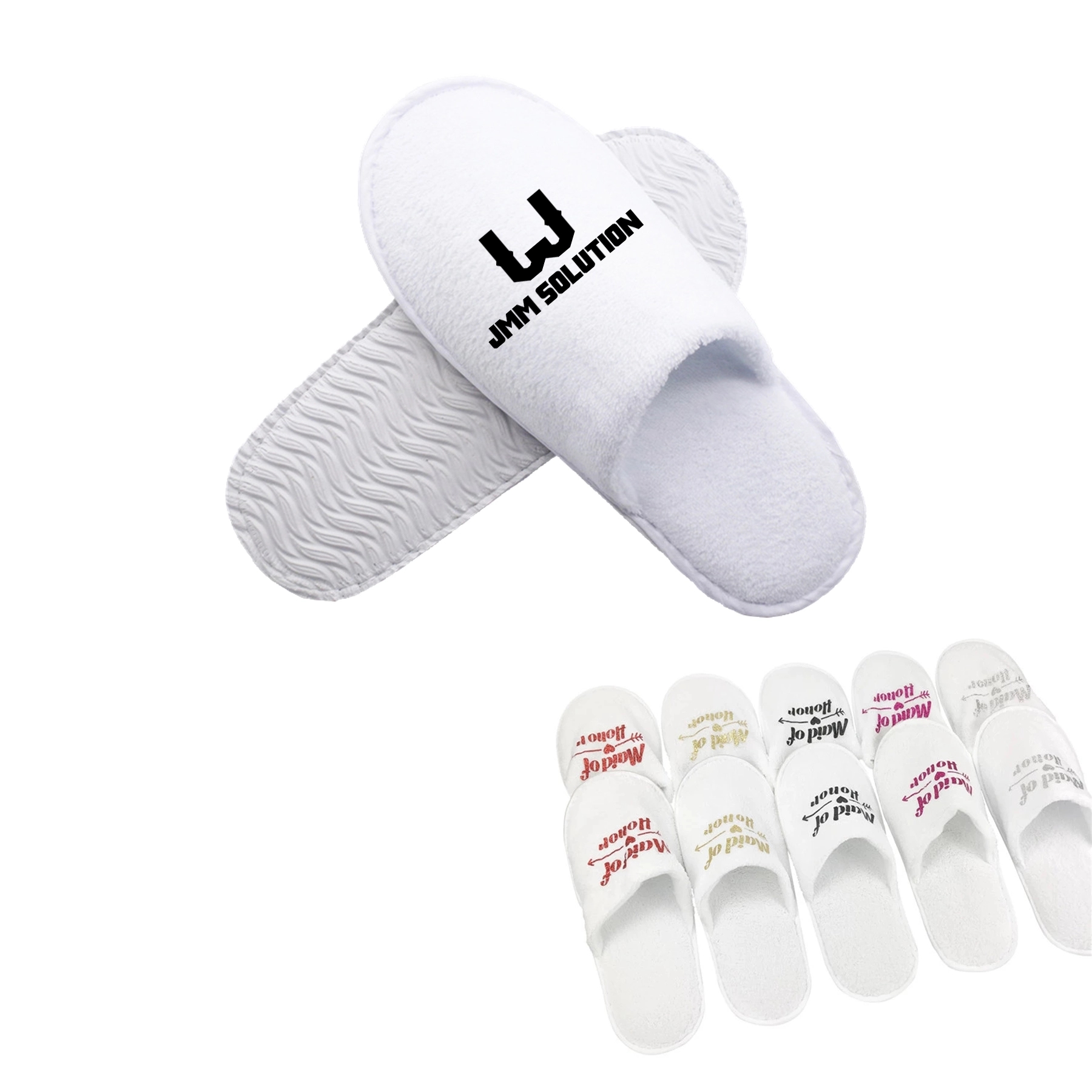 Non Slip Disposable Hotel Slippers 2