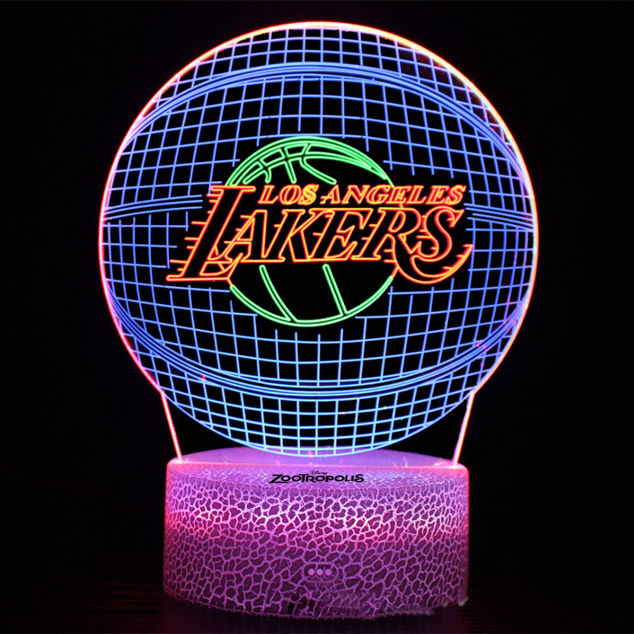 Customizable 3D LED Light With Interchangeable Acrylic Discs 7