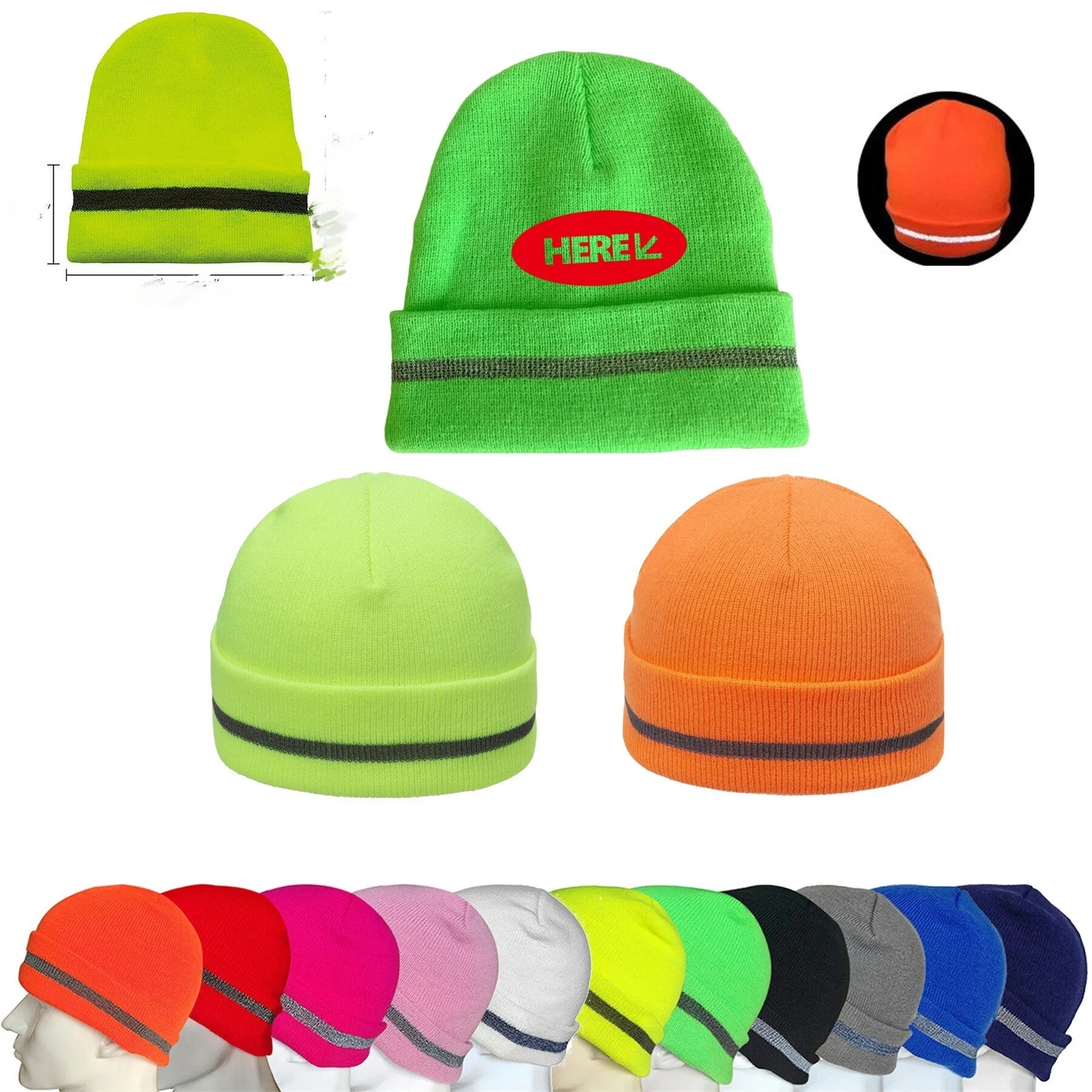 Reflective Knitted Hat 2