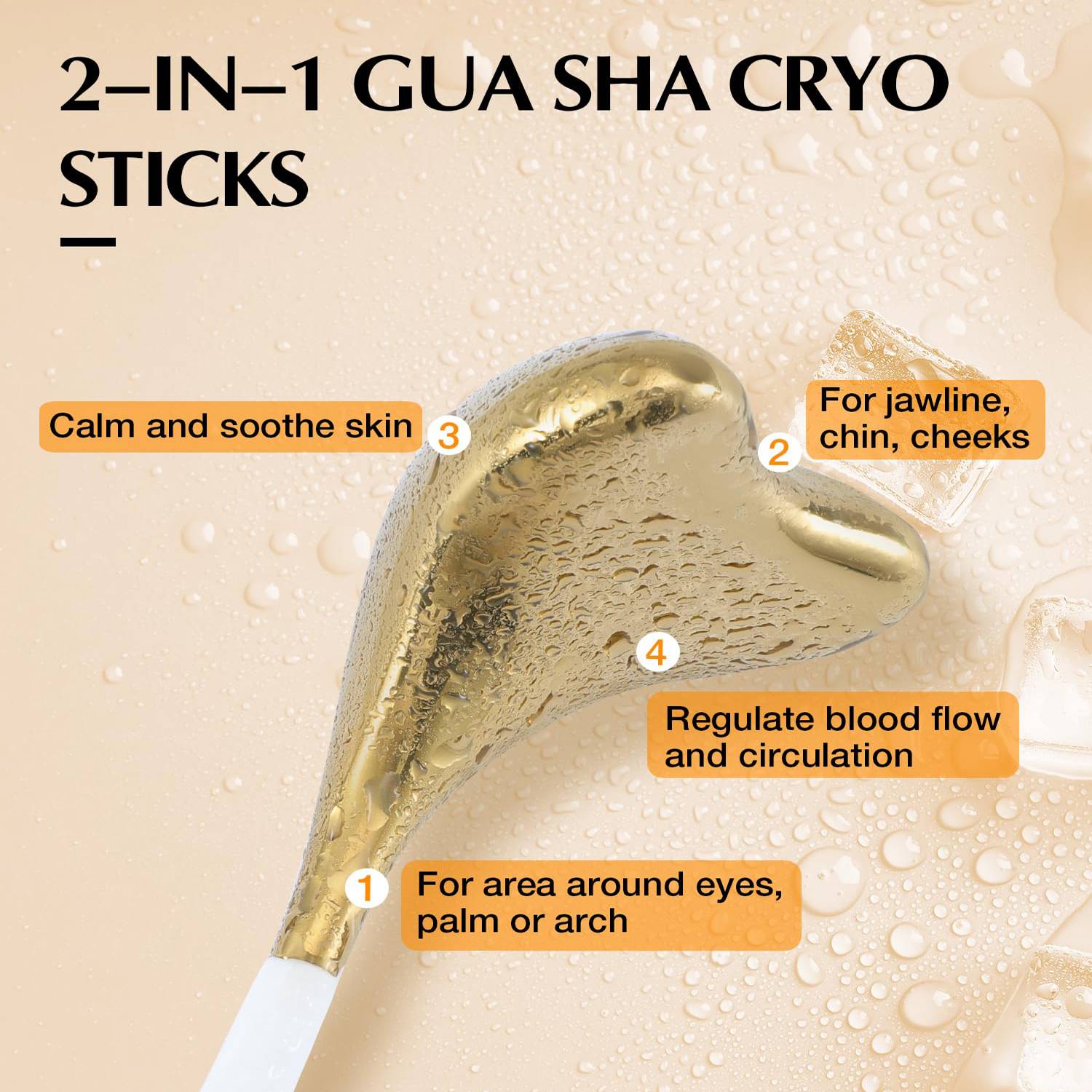 Stainless Steel Facial Massage Cold Compress Ice Wave Ball 1