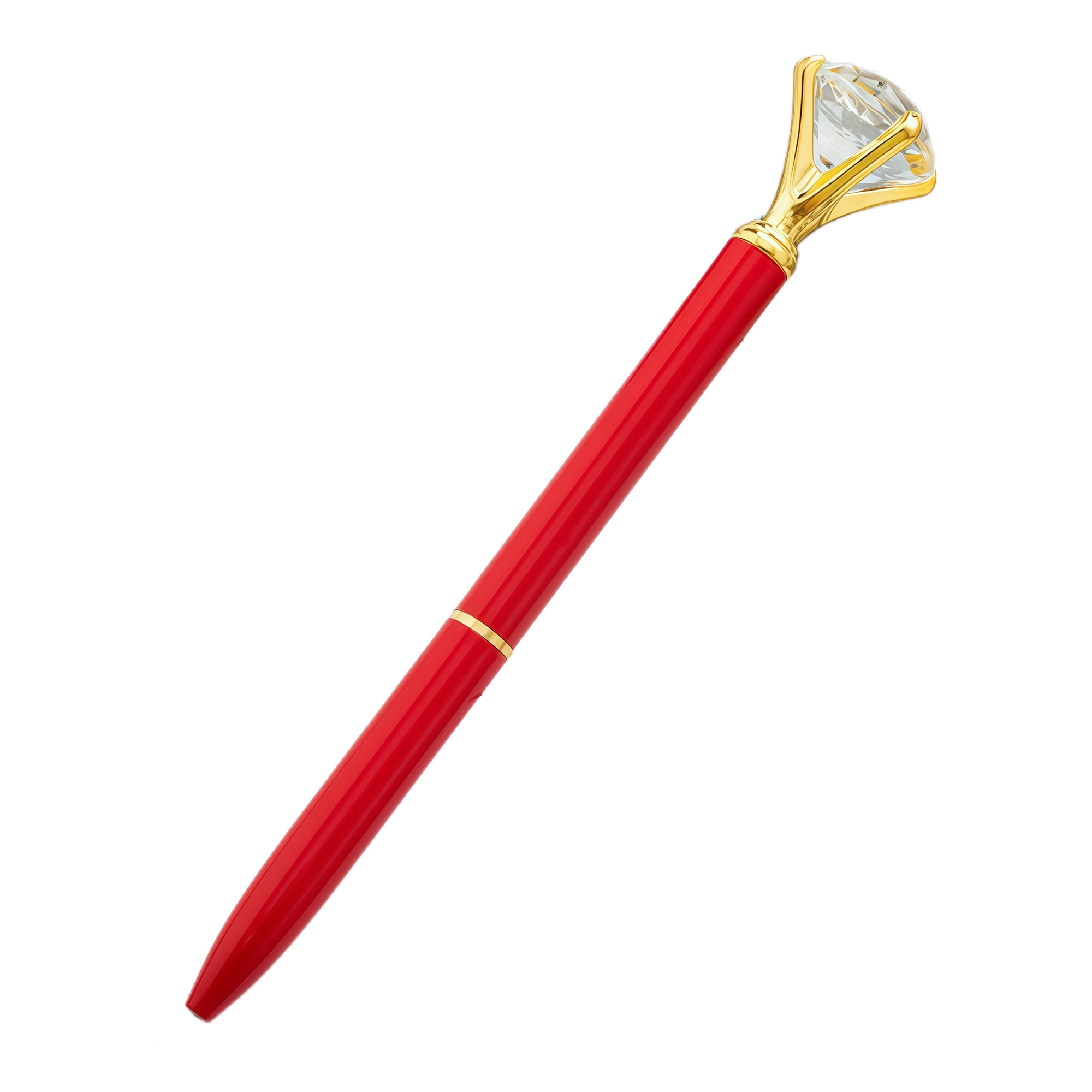 Creative Diamond Plastic Ballpoint Pen - Neutral Ad Gift 2