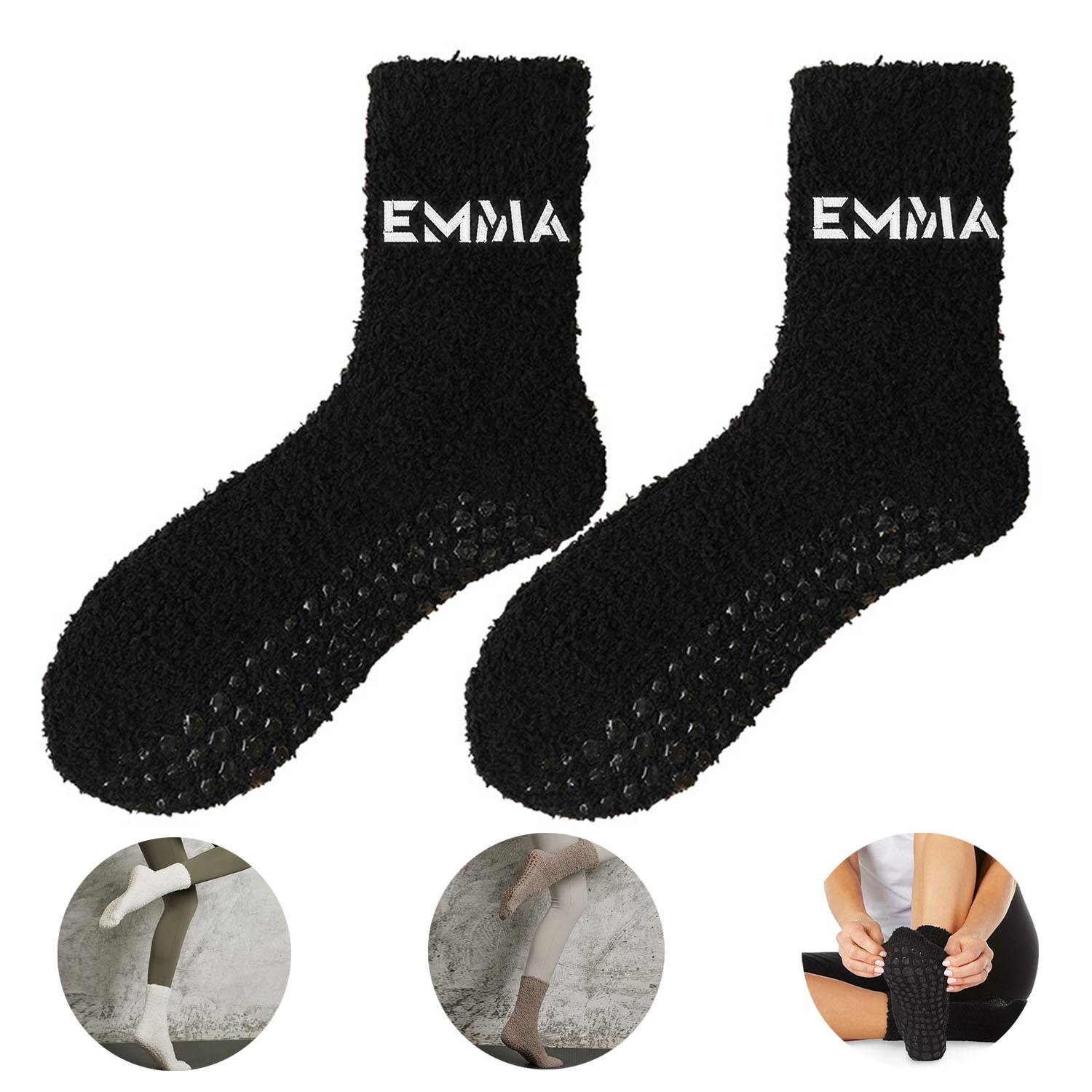 Fuzzy Socks With Grips for Women 2
