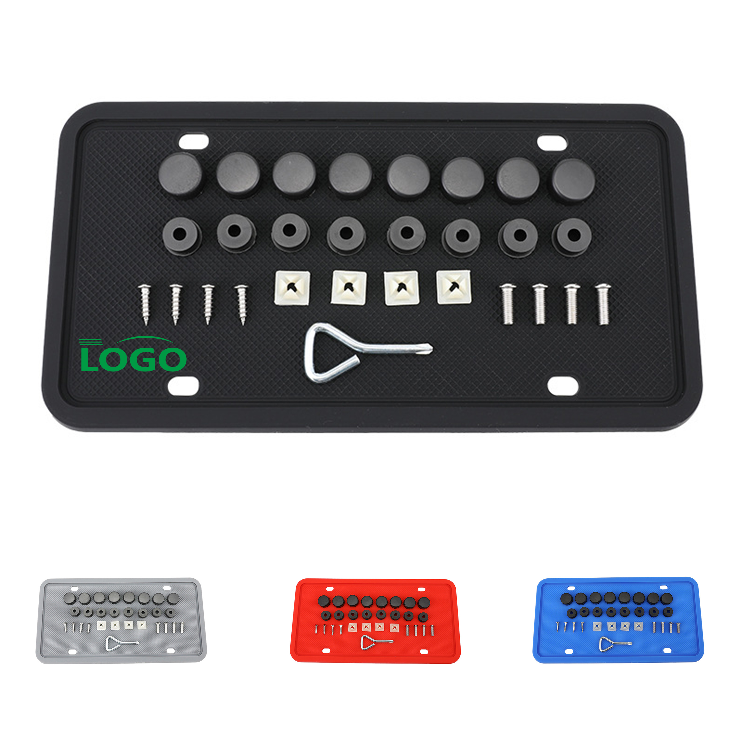 Waterproof Silicone License Plate Frame 1
