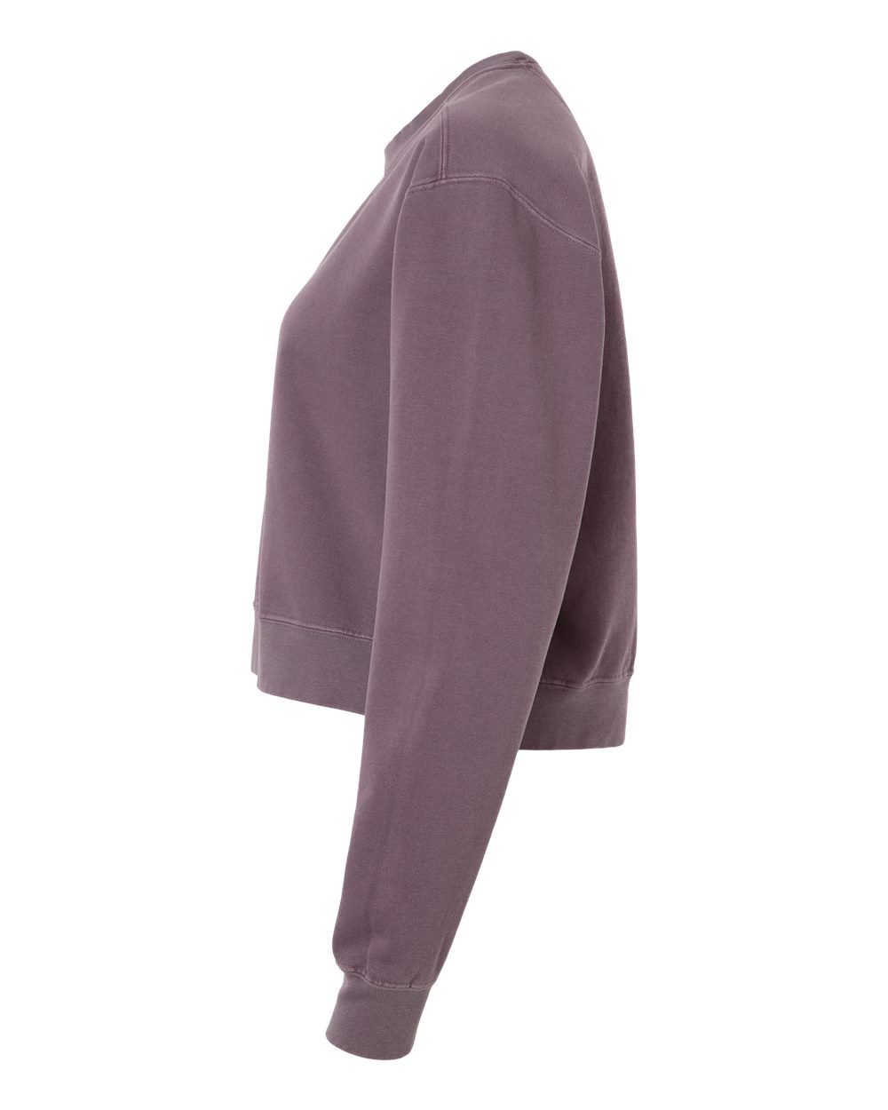 Women's Garment-Dyed Mid-Length Crewneck Sweatshirt - 1566L 10