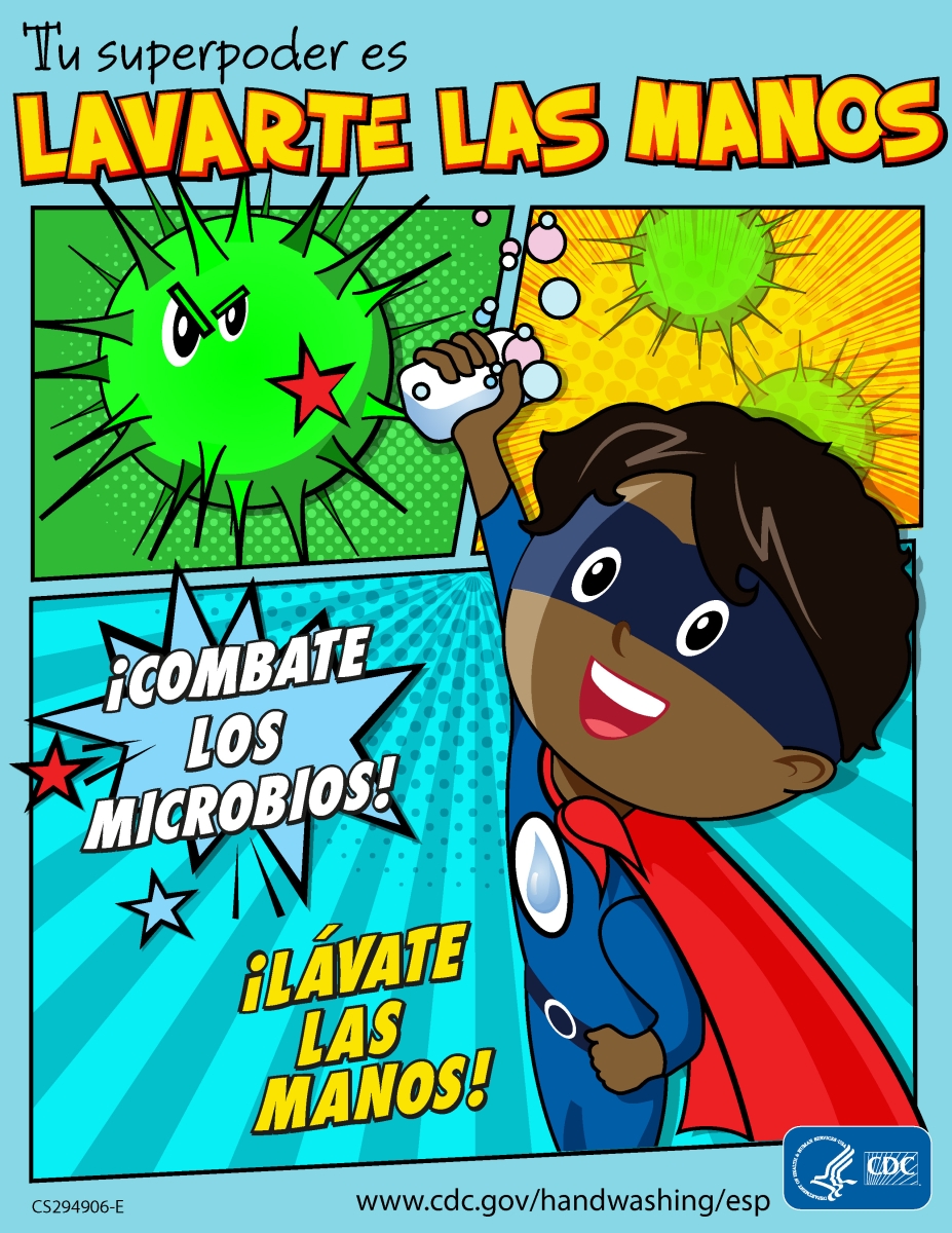 CDC approved Stock Posters | Hand washing series (8.5x11) 10