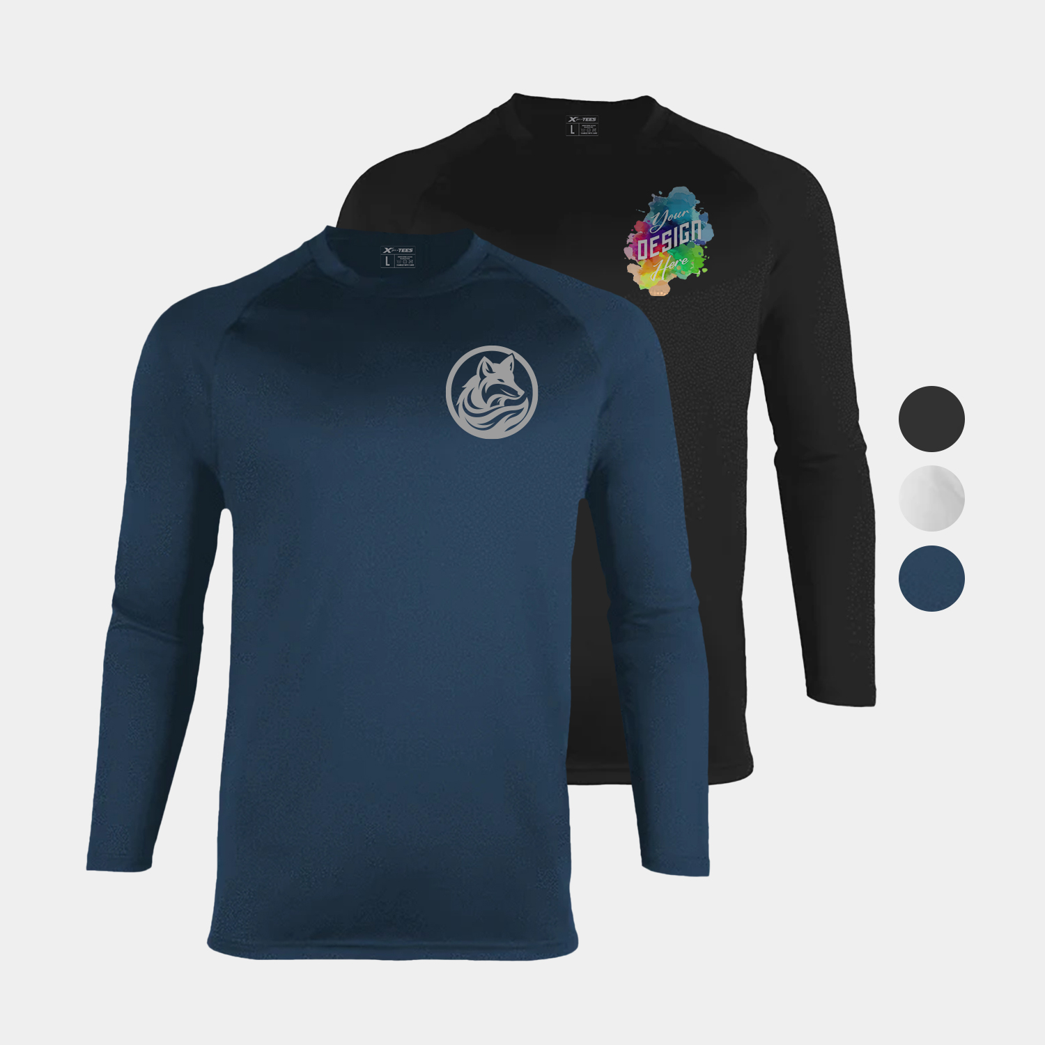 Tall Fit Long Sleeve Basic Training Men's Raglan Tee 2