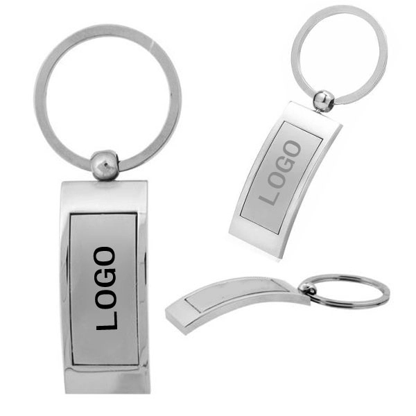 Arched metal Keychains 2