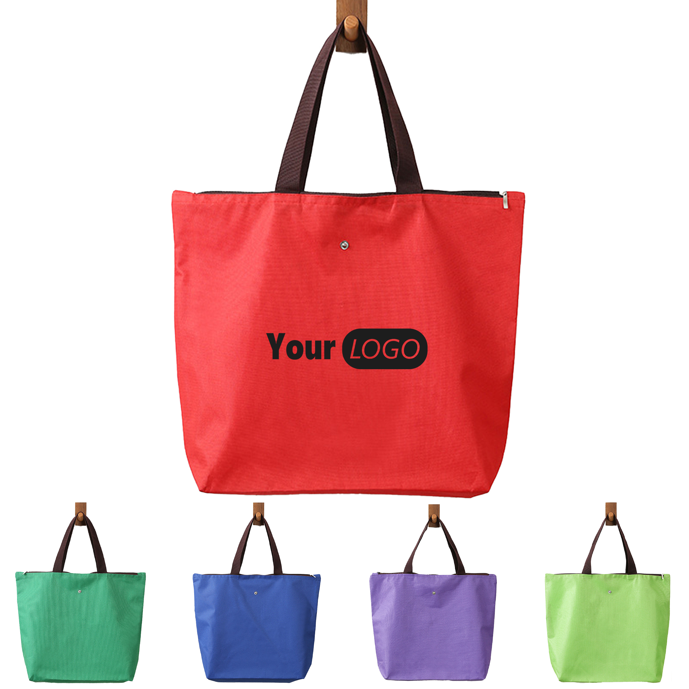 Oxford Reusable Advertising Shopping Bag ?C Compact And Eco-Friendly 2