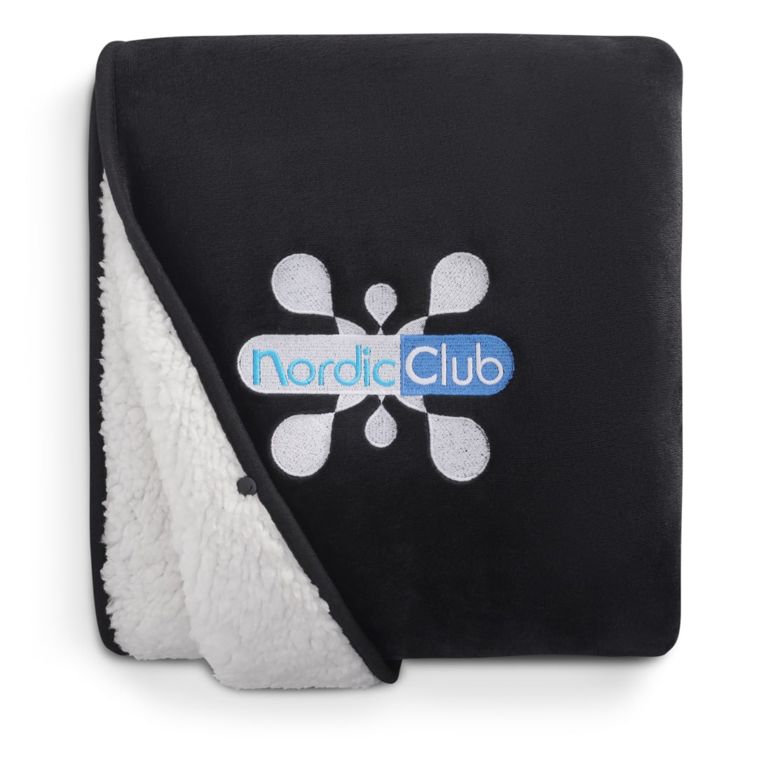 Oversized Wearable WFH Cozy Fleece Sherpa Blanket 86