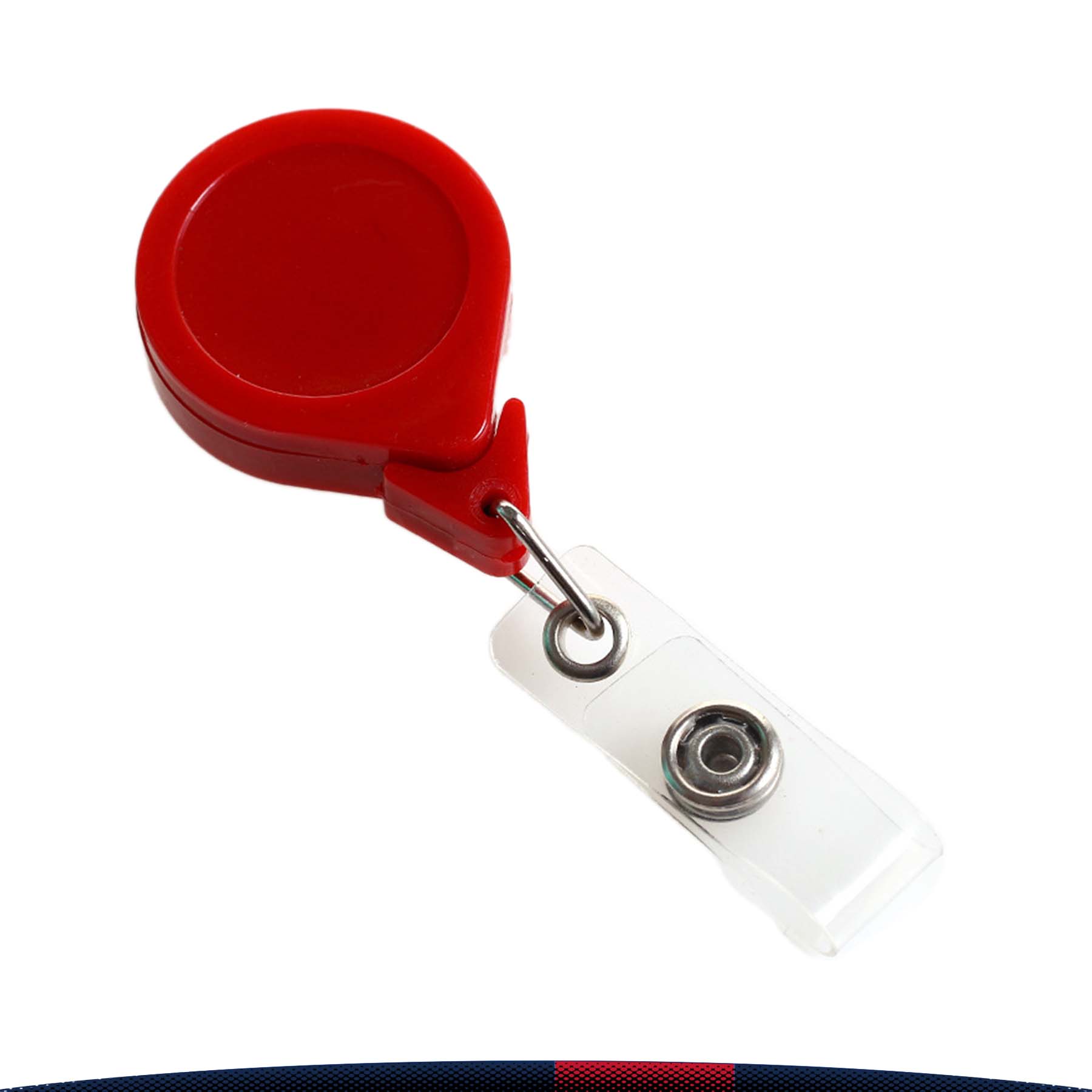 Badge Holder Reel Metal Clip 1