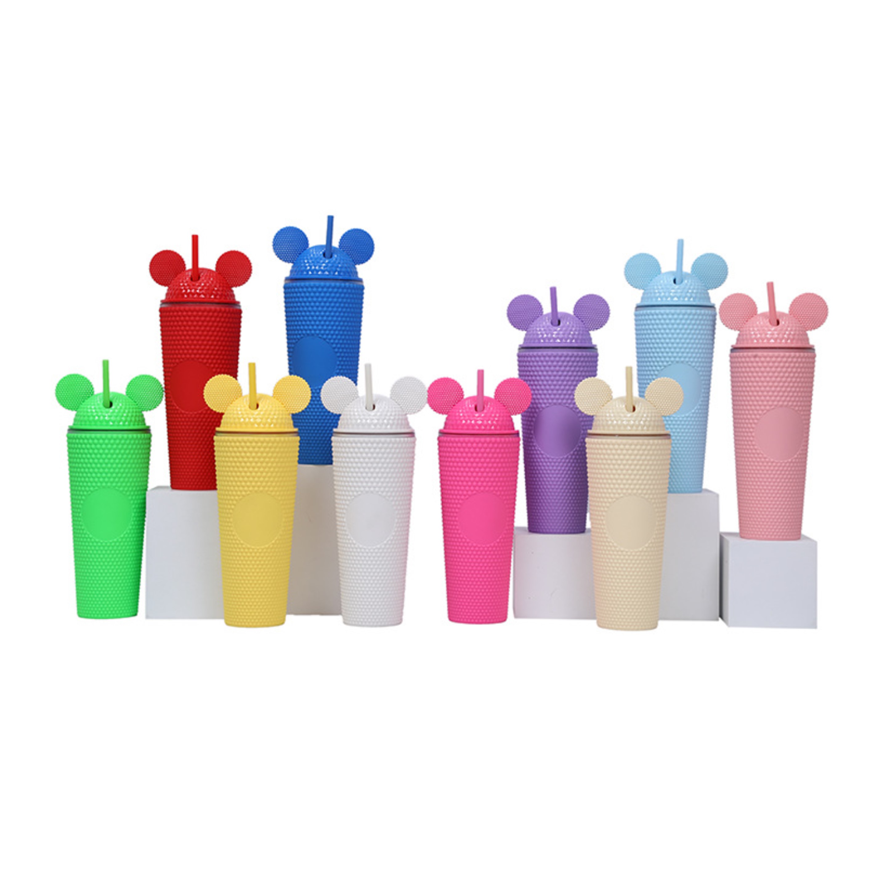 24oz Plastic Tumbler with Straw and Lid (direct import) 4