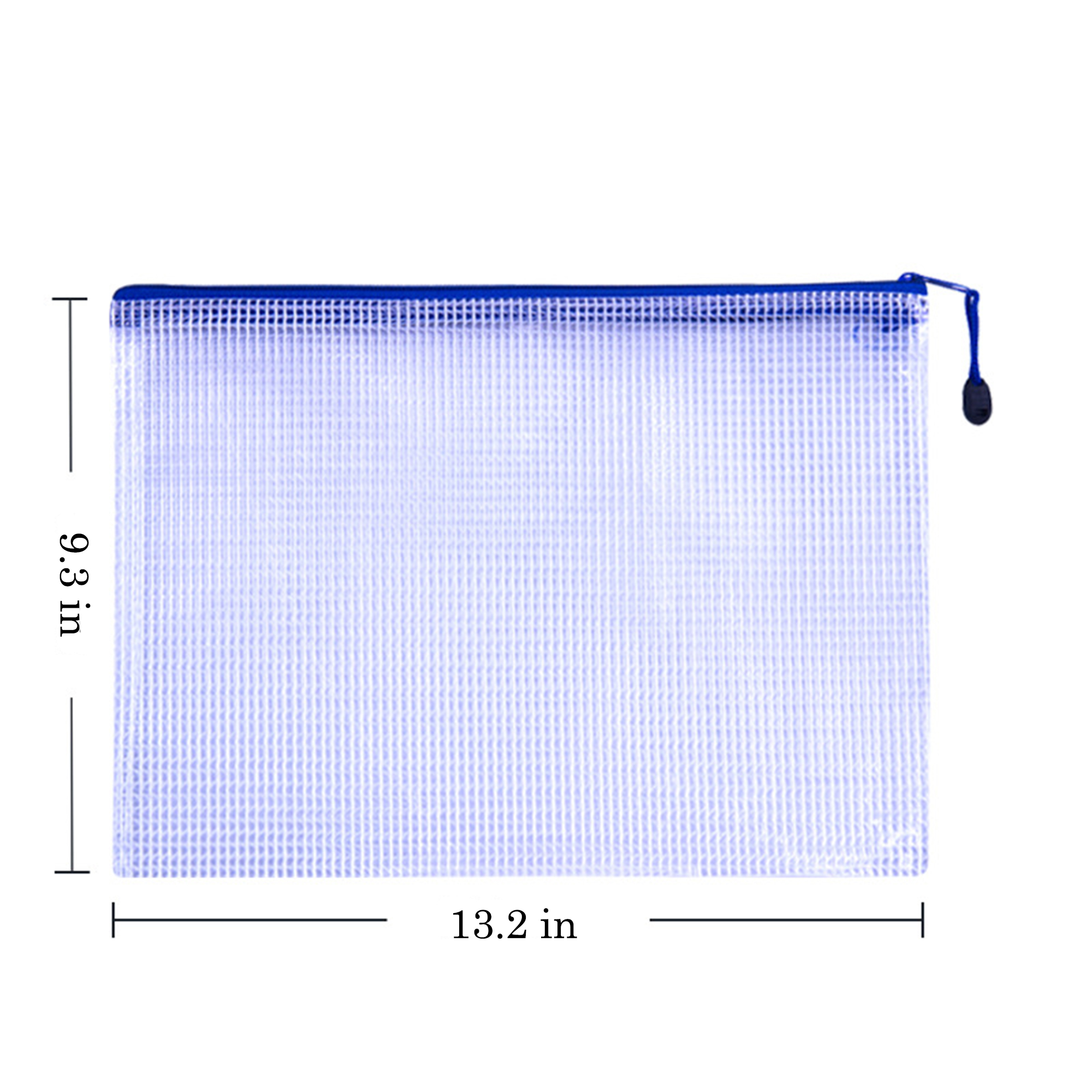 MOQ100 A4 Letter Size Transparent Zipper Bag 3