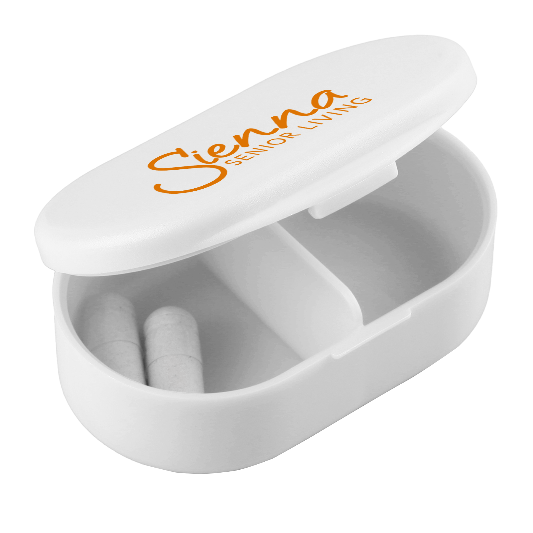 Dual Compartment Pill Box 23