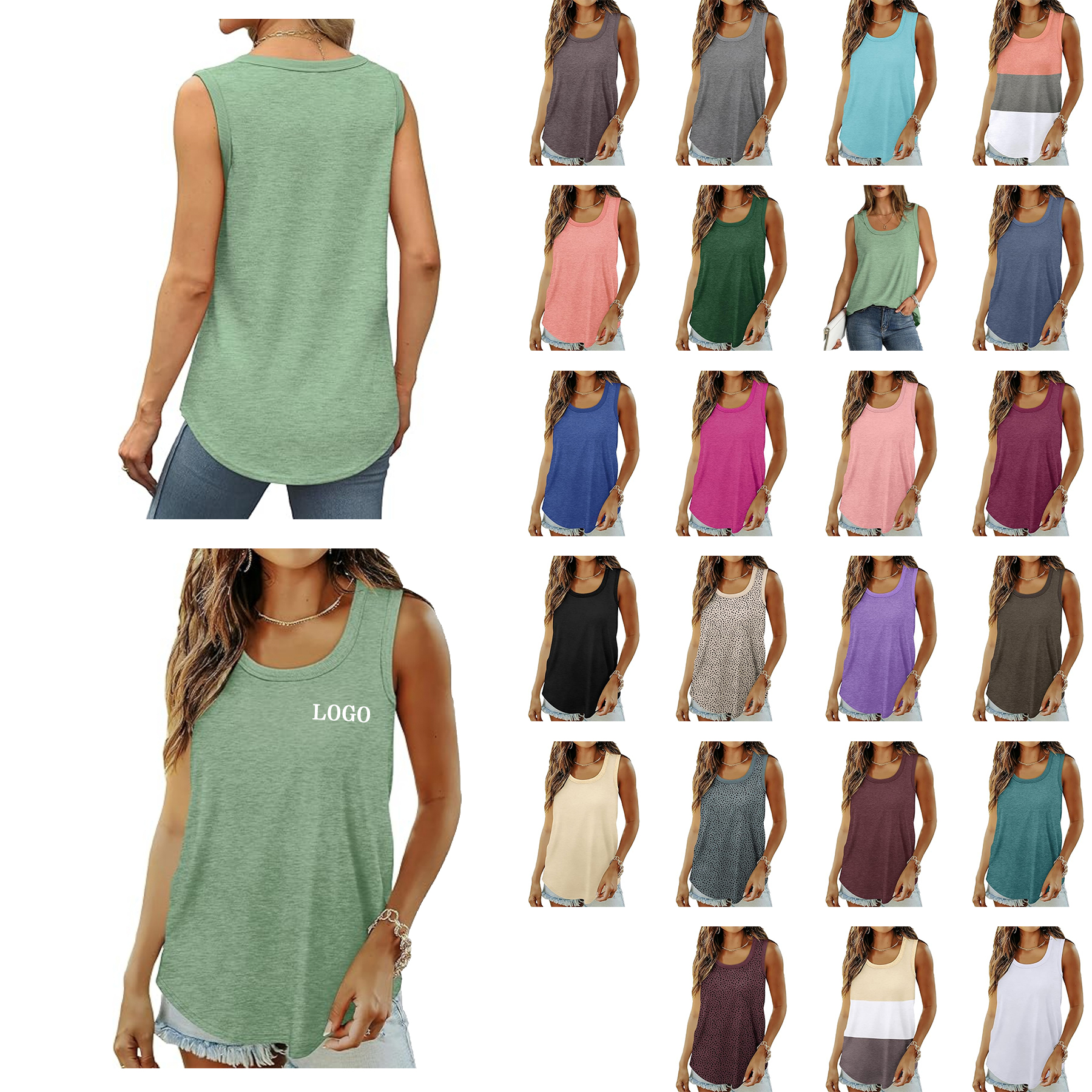 Women Loose Tank Top 8
