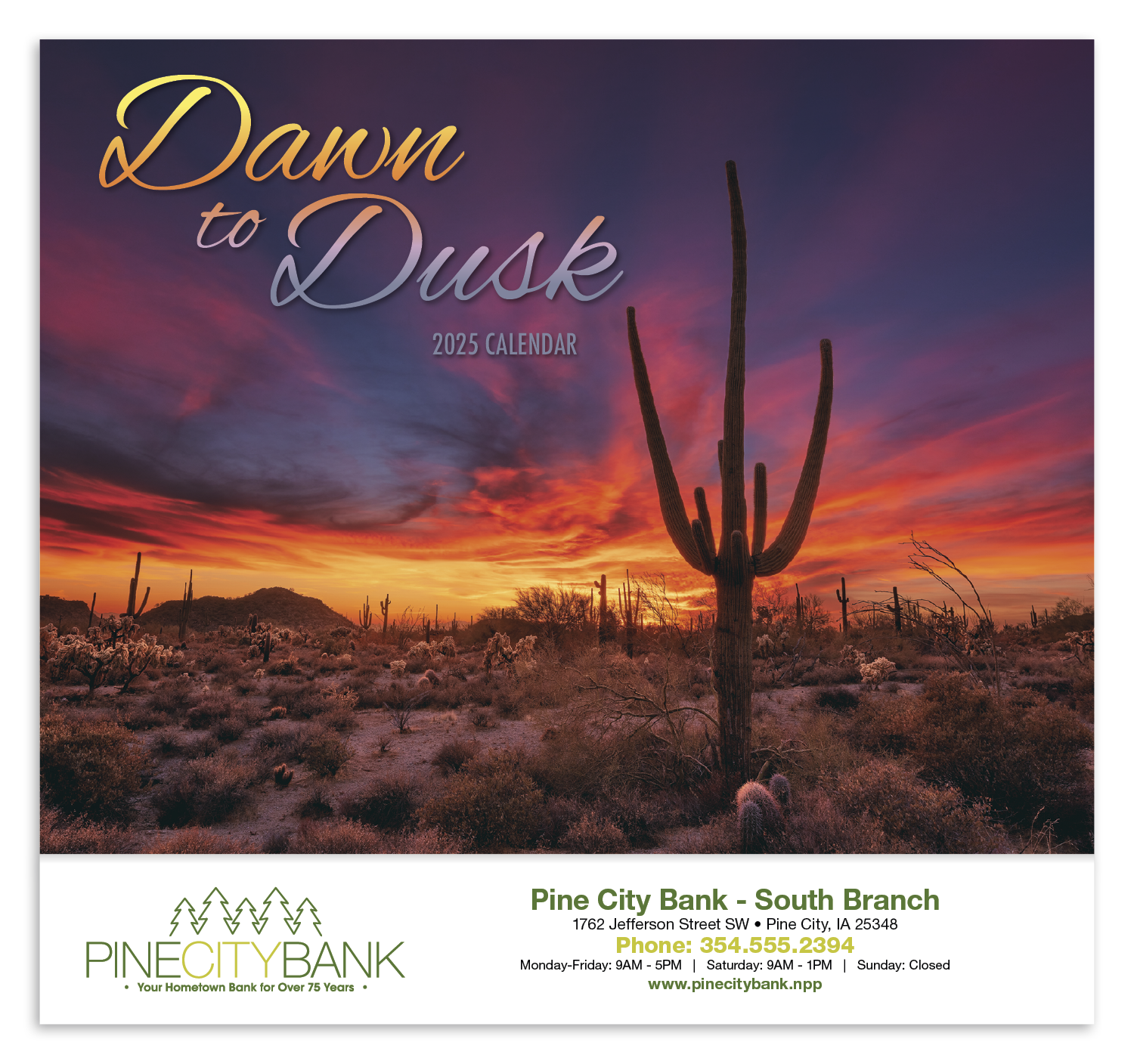 HotLine® Products Dawn to Dusk Appointment Calendar - Stapled 4