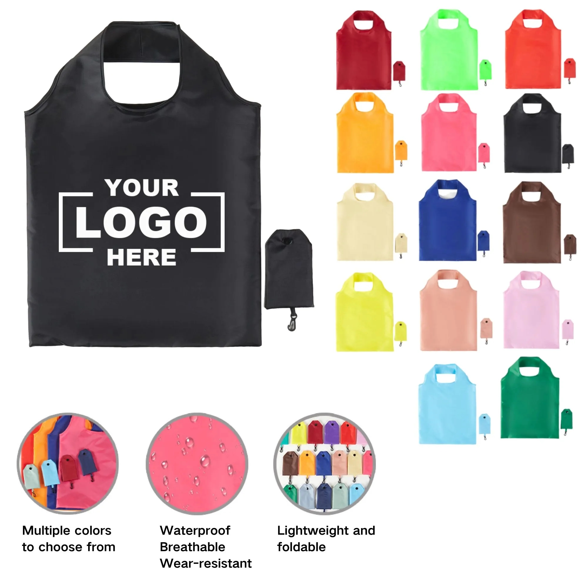 Folding Durable Supermarket Shopping Bag
