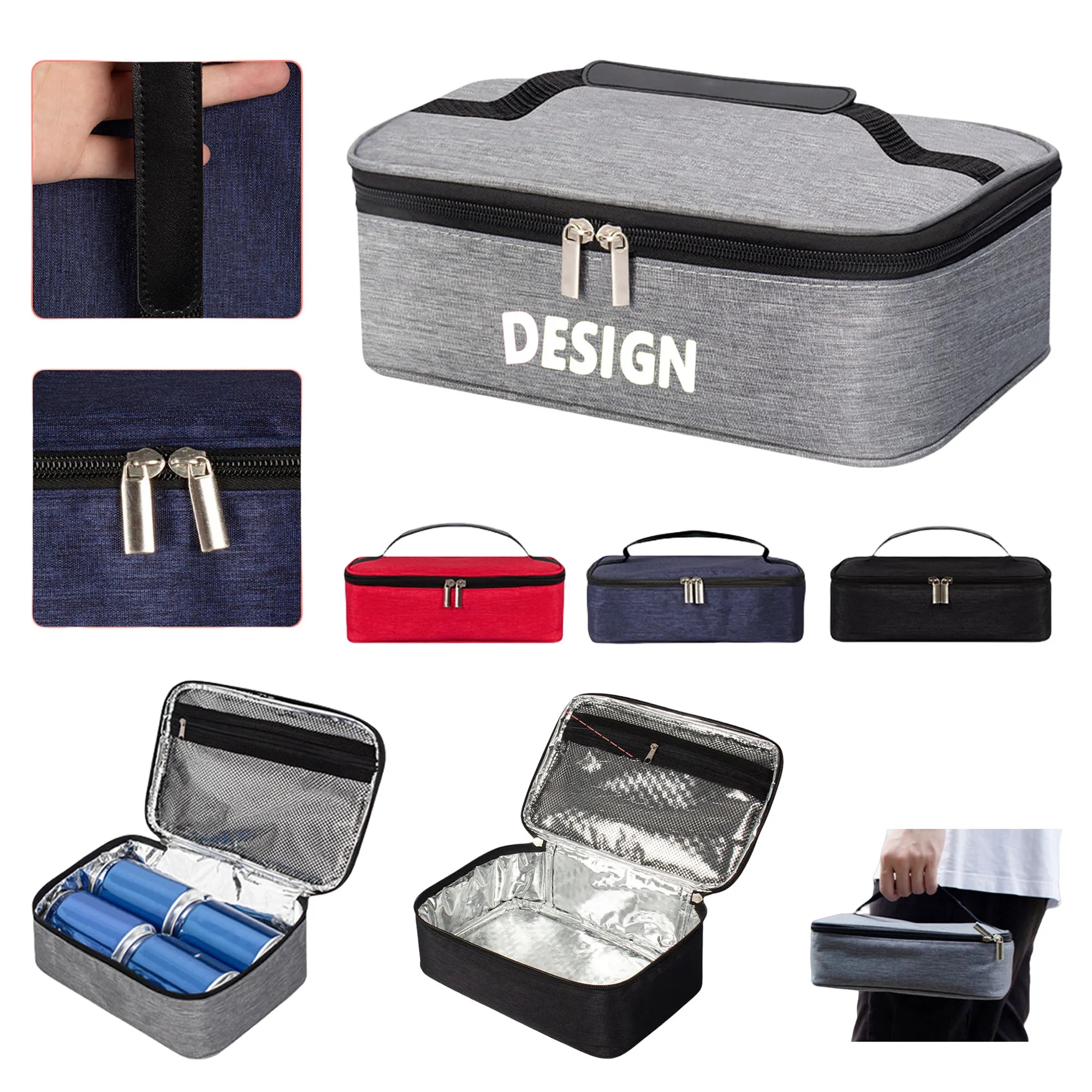 Insulated Transport Tote with Cooler Lining 3