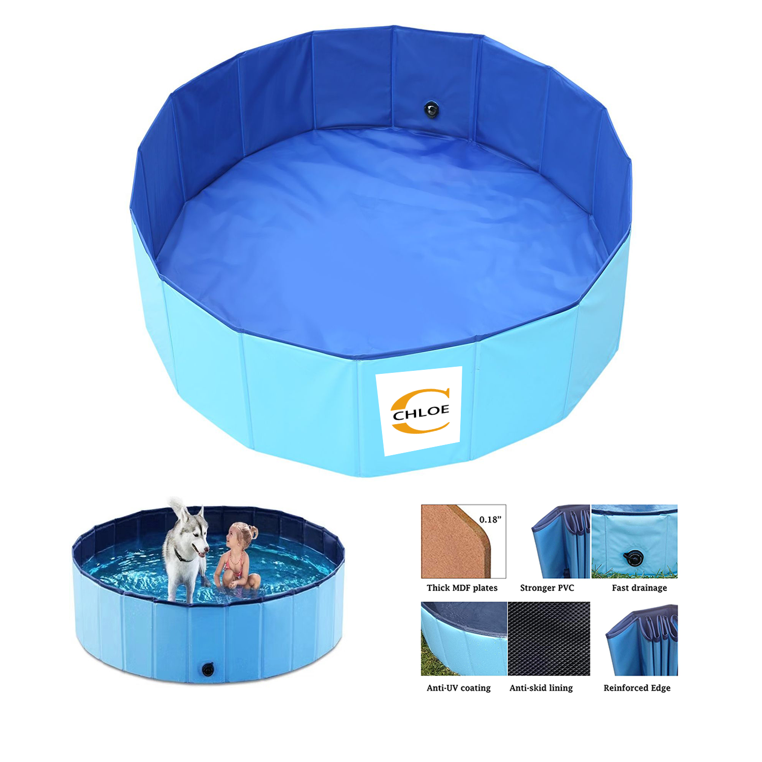 Folding Pet Swimming Pool 1